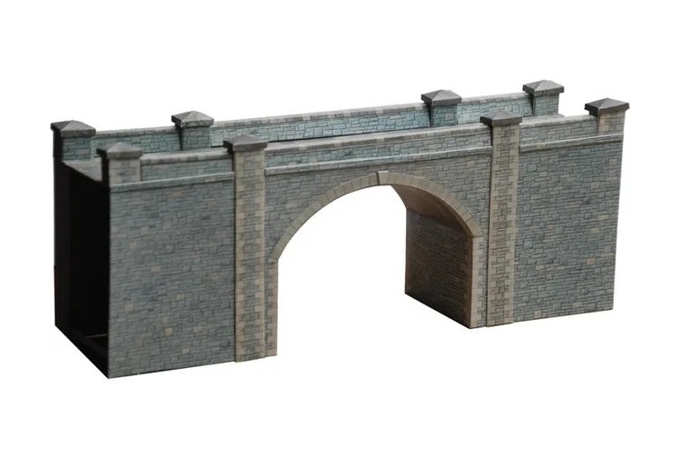 Superquick SQA16 Stone Bridge / Tunnel OO Gauge Card Kit