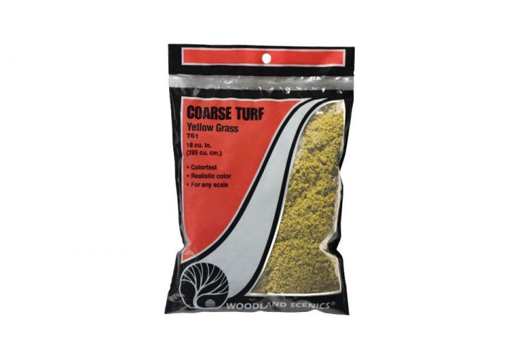 Woodland Scenics WT61 Blended Turf Yellow Grass Package