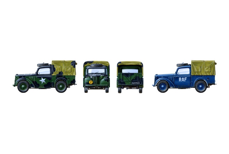 Tamiya 32562 British Light Utility Car 10HP Decal Layout