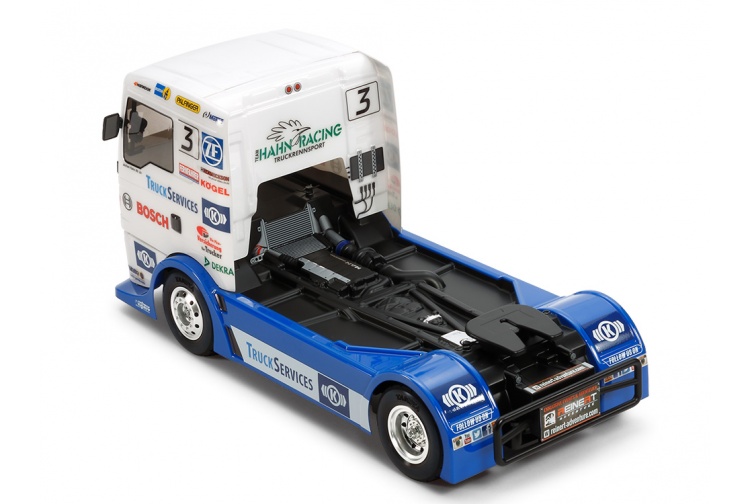 Tamiya 58632 Team Hahn Racing MAN TGS (TT-01 Type-E) Rear Left