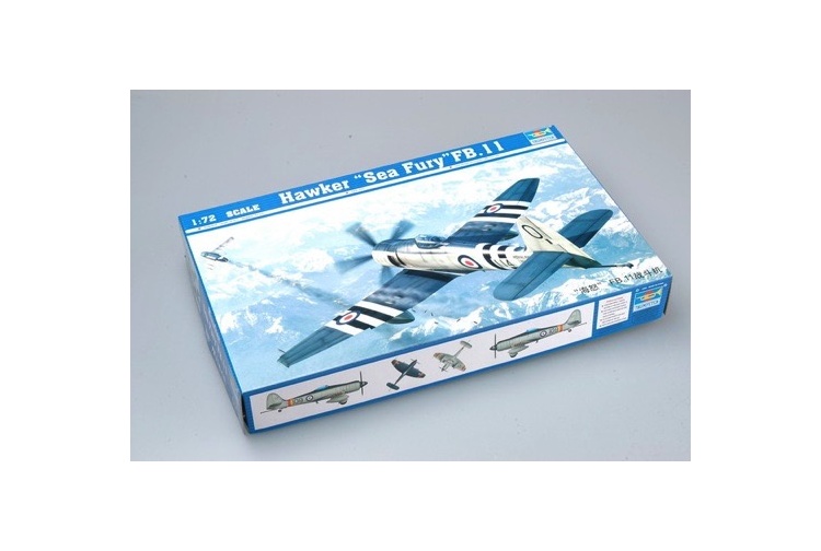 trumpeter-1631-hawker-sea-fury-fbii-fighter-box