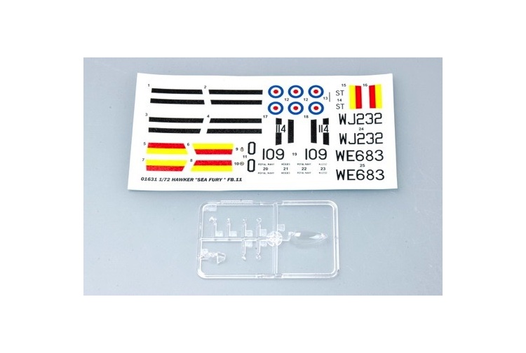 trumpeter-1631-hawker-sea-fury-fbii-fighter-decals