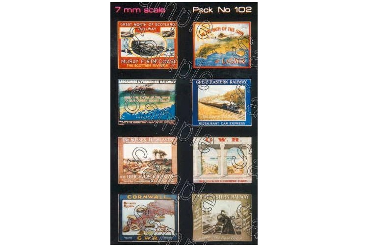 Tiny Signs TSO102 Pre-Grouping Travel Posters Large