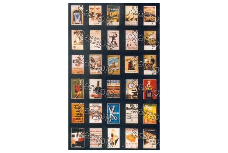 TINY SIGNS TSOO138 LONDON TRANSPORT TRAVEL POSTERS POST 1930