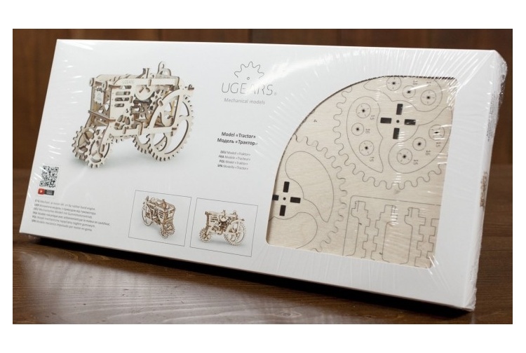 UGears Tractor Package Front