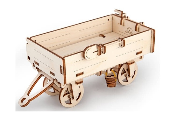 Ugears UG70006 Model Tractor's Trailer Front Left