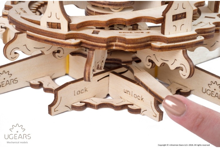 Ugears UG70055 Model Tower Windmill Closeup Base
