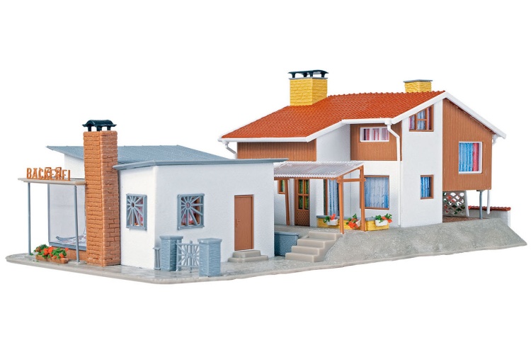 Vollmer 43724 House And Bakery Rear