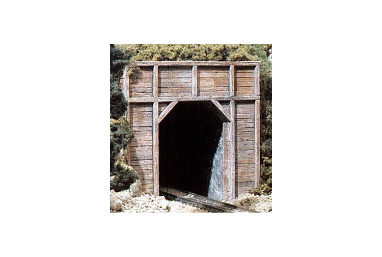 Woodland Scenics C1154 Single Track N Scale Tunnel Portals - Timber