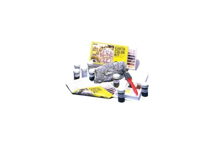 Woodland Scenics WC1215 Earth Colour Kit 8 Colours Applicator And Palette