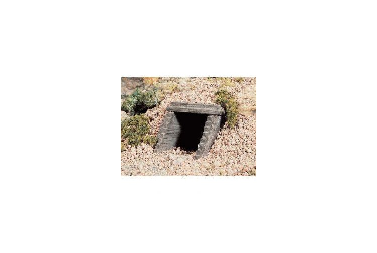 Woodland Scenics C1265 Timber Culvert (Sewer/Drain) Portals Plastic Kit
