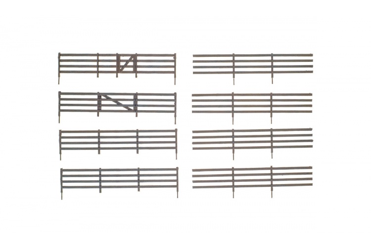 Woodland Scenics A2992 N Gauge Rail Fence Contents