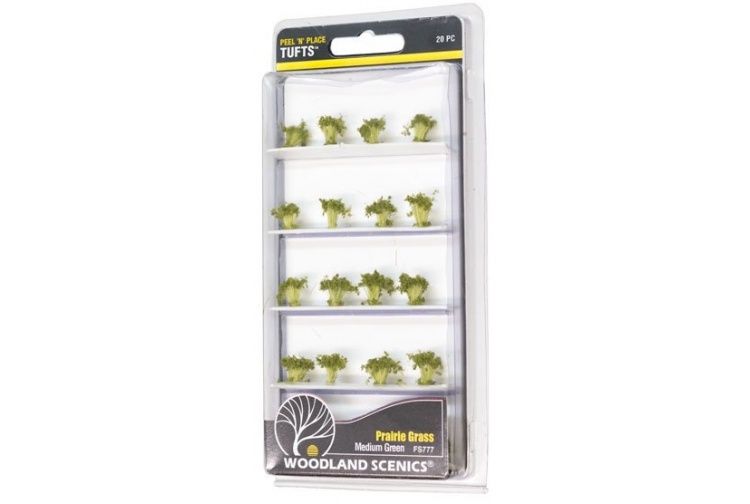 Woodland Scenics FS777 Medium Green Prairie Grass Package