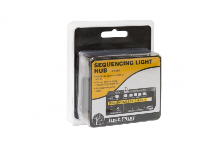 Woodland Scenics Just Plug JP5680 Sequencing Light Hub Package