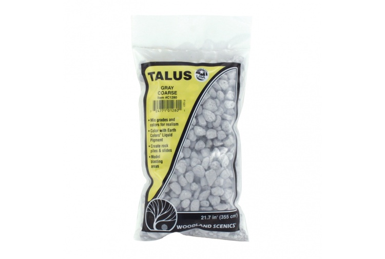 Woodland Scenics C1280 Coarse Grey Talus (Rock Debris) 