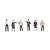 Bachmann Scenecraft 36-041 Police and Security Staff Figures Set