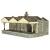 Metcalfe PN921 Parcel Offices N Gauge Card Kit