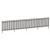 Wills Kits SSM317 Modern Security Palisade Fencing Pack 00 Gauge Plastic Kit