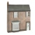 Bachmann 44-0203 Scenecraft Low Relief Pebble Dash Terrace House