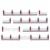 Kibri 38630 Wood Paling Fence OO / HO Scale Plastic Kit
