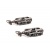 Peco GR-106 OO-9 Archbar Wagon Bogies, Wheels & Couplers