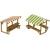 Metcalfe PO530 Market Stalls OO Gauge Card Kit
