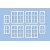 Ratio 539 Midland Signal Box Window Mouldings OO Scale